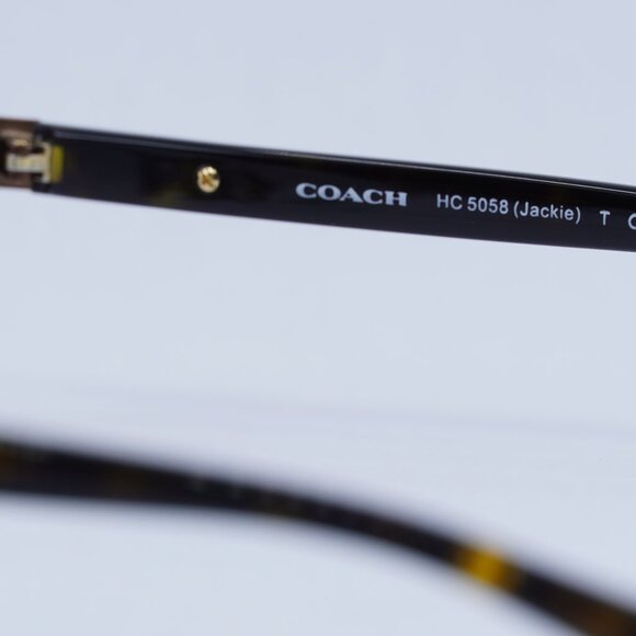 Coach Jackie HC5058 9199 Eyeglasses - Brown/Havana Frame 49mm main image 2
